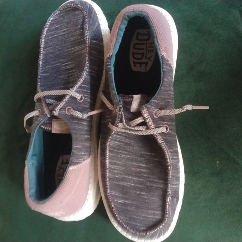 Ladies hey dude slip on shoes